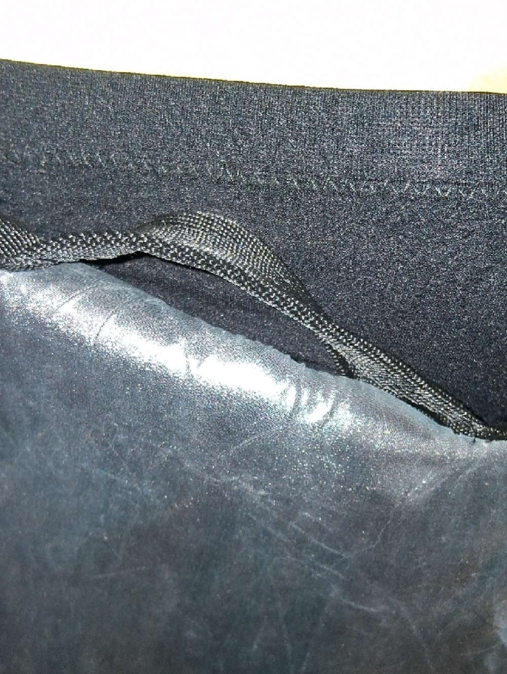 Paco Rabanne Silver Drawstring Pouch With Black Strap - Picture 7 of 7